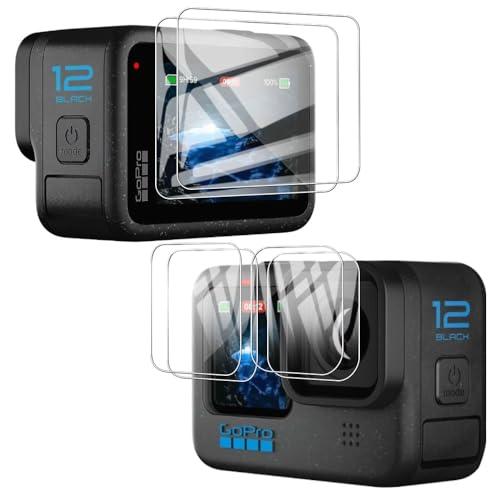 2023NEW For GoPro Hero12 Black 粘着式レンズガード2枚＋GoPro H...