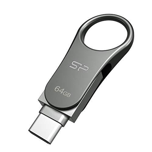 Silicon Power 64GB Type C &amp; Type A デュアル USB 3.0/3....