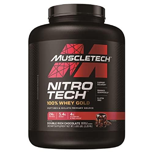 【国内品】Muscletech(マッスルテック) ニトロテック 100%WHEY GOLD ホエイゴ...