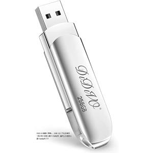 DIDIVO USBメモリ 256GB USB 2.0 フラッシュドライブ 高速転送 大容量 USBメモリー メモリースティック小型 金属製 携帯便利 ノートパソコン/PC/外部