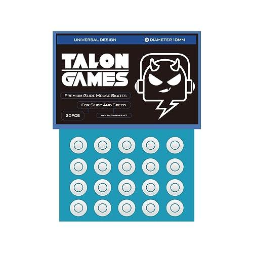 TALONGAMES マウスソール 汎用 10mm 円形 マウスフィート 20PCS プレミアム マ...