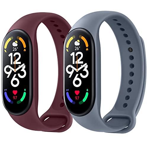 [Vancle] コンパチブル Xiaomi Mi Band 7 バンド 替えベルト 柔らかいシリコ...