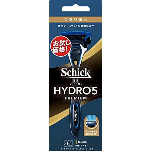 ハイドロ Schick(シック) ハイドロ5 プレミアム つるり肌へ ホルダー(刃付き) スキンガー...