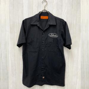 【Used】古着　ワークシャツ Dickies ディッキーズワークシャツ カジュアルシャツ ブラック