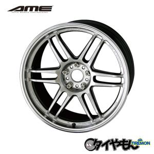 AME TRACER  トレーサー TM-02 TM02 18インチ 5H114.3 9.5J +38 2本セット ホイール ハイパーシルバー