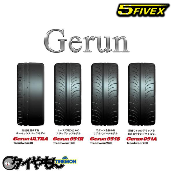 ファイベックス ゲラン 285/35Ｒ18 051R トレッドウェア140 285/35ZR18 1...