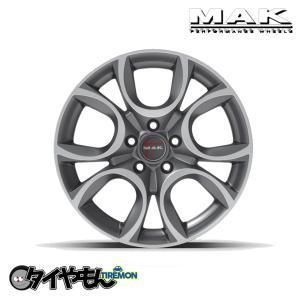 MAK トリノ 15インチ 4H98 6J +35 1本 GM フィアット 500 アバルト