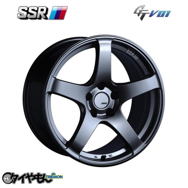 SSR GTV01 17インチ 5H100 7J +50 1本 ホイール フラットブラック