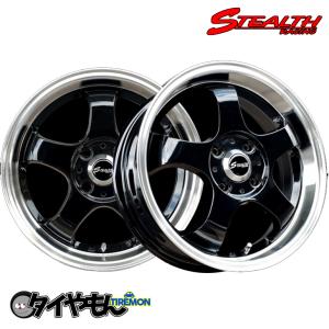 ステルスレーシング コマンダー01 15インチ 4H100 8J +25 4本 ステルスレーシング コマンダー01 15インチ 4H100 8J +25 4本