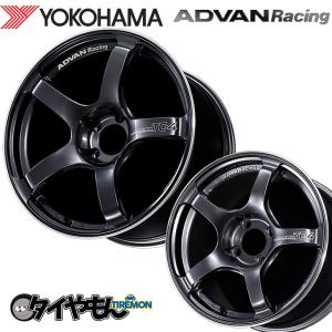 ヨコハマ アドバンレーシング TC-4 17インチ 5H114.3 8J +38 2本セット ホイール GMR  軽量 ADVAN Racing TC4