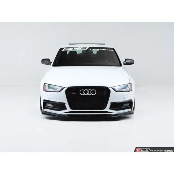 Audi B8.5 S4 / A4 S-Line フロントリップスポイラー Gloss Black
