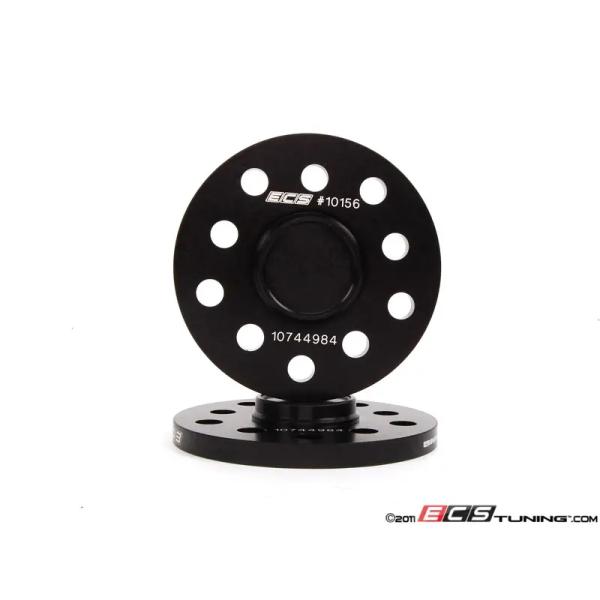 ECS ダストキャップ付き ホイールスペーサー 12.5mm ハブ付き 2枚セット