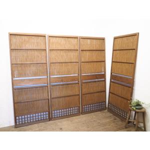 タD0566◇【H176cm×W173cm】◇特大サイズ◇大きい古い木製板戸◇建具