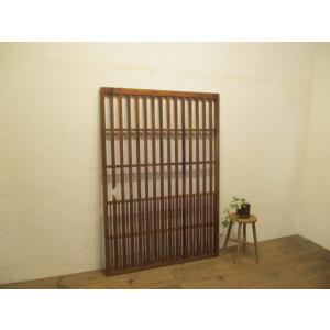 木製欄間 組子細工 書院戸 ガラス戸 建具 アンティーク タM0684◇5枚セット◇ガラス入り◇シンプルな組子細工の書院戸◇建具
