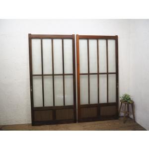 アンティーク建具 モールガラス戸(のんちゃんさん専用) アンティーク建具 モールガラス戸(のんちゃんさん専用)