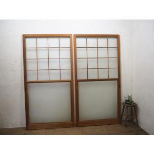 タG0746◇【H175cm×W88cm】×2枚◇昭和レトロな味わいの古い木製