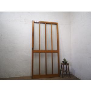 タN0883◇【H178cm×W92,5cm】×2枚◇アンティーク◇格子デザインの 