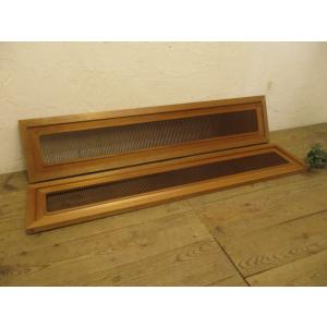 タS0303◇【H40,5cm×W169,5cm】×2枚◇厚み8cm◇重厚な木彫りデザインの