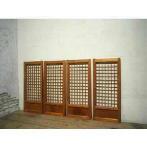 堀ごたつ　木枠　昭和レトロ　アンティーク 幅928ミリ 分厚い框で構えた貫禄溢れるレトロドア F7655 在庫1枚 – 古