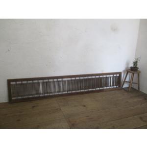 組子細工　木製欄間　建具 らんま 明り取り古民家 オブジェ レトロ 2枚 ③ タP0028◇(3)×2枚◇素敵な組子細工の古い木製