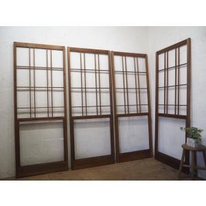 タH0500◇【H181cm×W80cm】◇素敵な組子細工の大きい木製ガラス戸