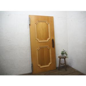 タB0709◇【H175cm×W75cm】◇高級感のある総ケヤキの重厚な古い木製