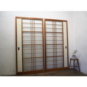 建具 引戸 落書き付き size 高さ173cm 幅85.9cm 厚み2.8cm 和家具 アンティーク 浜本工芸 書棚「No.8604H・No.8600H・No.8608H」引き戸タイプ 幅85.1cm