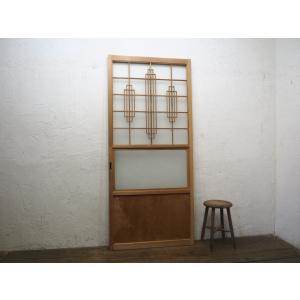 タX0380◇【H177cm×W87cm】×2枚◇モールガラス入り◇素敵なデザインの