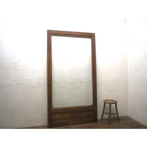 タJ0333◇(3)【H177cm×W88cm】×2枚◇昭和レトロなデザインガラスの古い