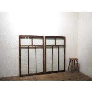 タL0145◇5枚セット◇シンプルな組子細工の書院戸◇建具 引き戸 障子戸