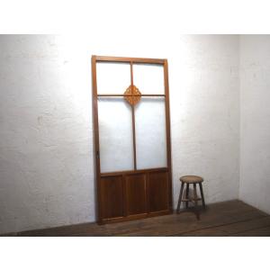 タV0542◇【H99cm×W38cm】×2枚◇アンティーク◇観音開きの古い木枠