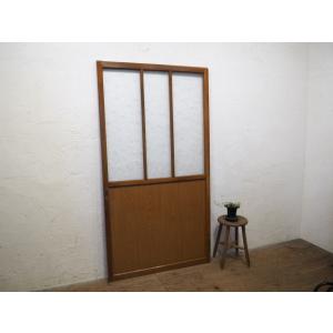 タS0469◇(4)【H62cm×W87cm】◇アンティーク◇大正ガラスの古い木枠