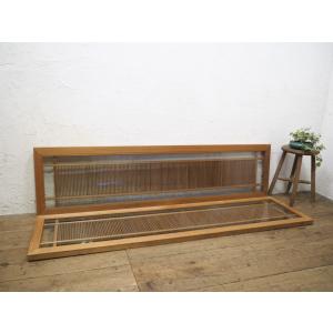 タO0316◇【H37,5cm×W168cm】×2枚◇木彫りデザインのレトロな古い木製