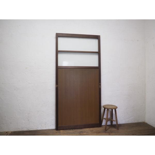 タY1721◆(1)【H179,5cm×W87cm】◆ビンテージ◆レトロな古い木製ガラス戸◆建具 引...