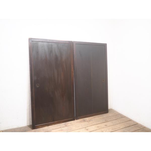 タZ1447◆【H177cm×W92cm】×2枚◆アンティーク◆味わいのある古い木製引き戸◆古建具 ...