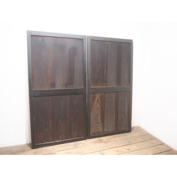 タZ1448◆【H177cm×W91cm】×2枚◆アンティーク◆味わいのある古い木製引き戸◆古建具 ...