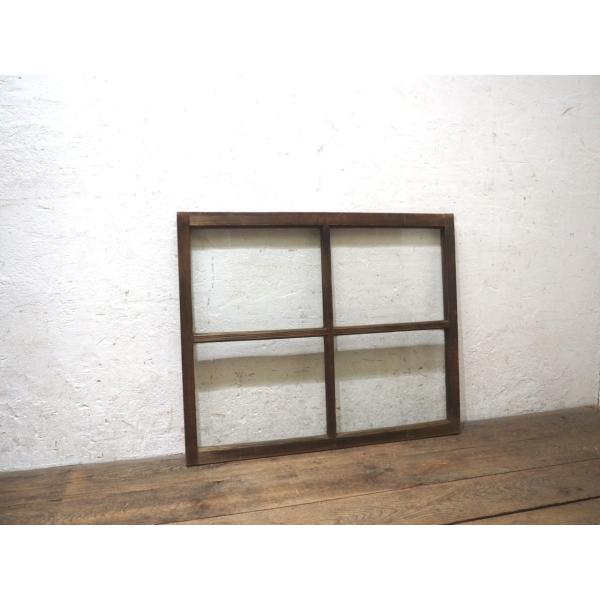 タZ1484◆【H71cm×W86,5cm】◆アンティーク◆ゆらゆらガラスの古い木枠引き戸◆古建具 ...