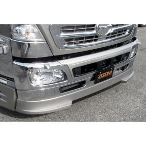 日野レンジャー (レンプロ) 標準幅用エアロ フロントバンパーカバー単品 ZOOM プレミアムボディ...