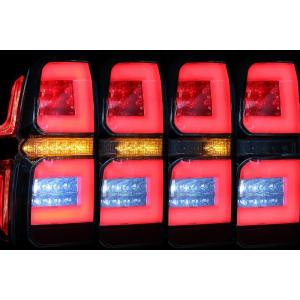 ハイラックス GUN125 DEPO製 LEDテールランプ シーケンシャルウインカー スモークレンズ...