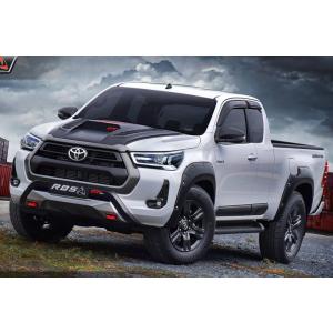 新型ハイラックス 後期X、Z専用 オーバーフェンダー ビス止めルックタイプ RBS社製 片側50mm...