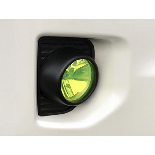 フォグレンズカバー ネオングリーン 脱着可能 ハイエース 200系 3型後期〜4型後期(6型)