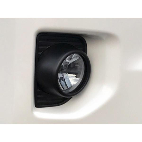 フォグレンズカバー ライトスモーク 脱着可能 ハイエース 200系 3型後期〜4型後期(6型)