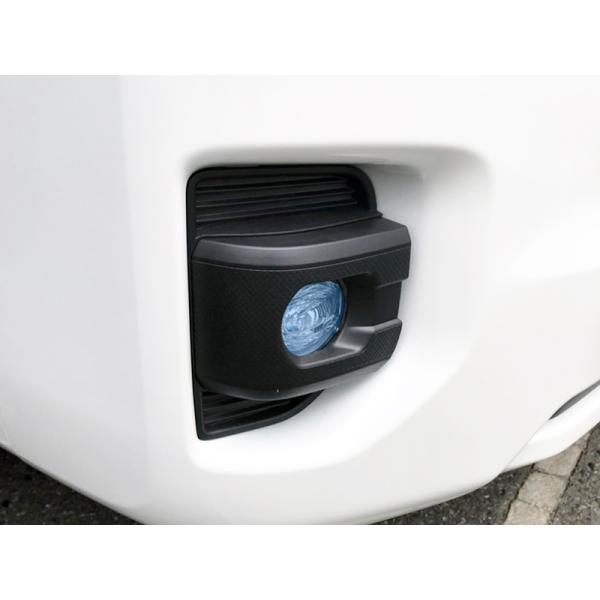 フォグレンズカバー ライトブルー 脱着可能 ハイエース 200系 4型後期(7型)現行(8型)〜