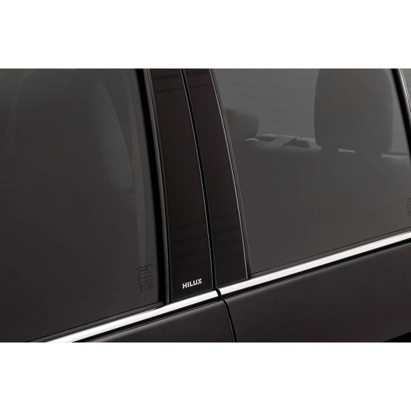 在庫処分 新型ハイラックス Bピラーデコレーションステッカー タイトヨタ純正アクセサリ ハイラックス...