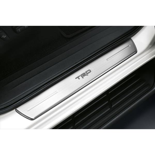 新型ハイラックス TRDスカッフプレート タイトヨタ純正アクセサリ TRDロゴ 国内在庫 ドアシルプ...