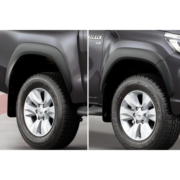 新型ハイラックス オーバーフェンダー 片側約15mm 全年式取付可能 後期もOK 国内在庫 タイトヨ...