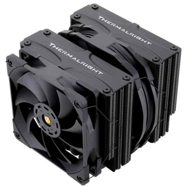 Thermalright FC140 Black CPUエアクーラー、デュアルタワー5ヒートパイプ、...