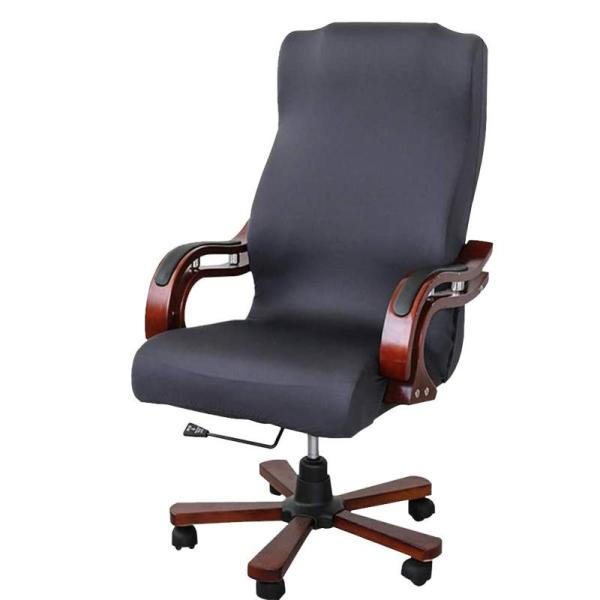 Newfashion チェアカバー オフィス椅子カバー 事務椅子 伸縮素材 回転式 一体式 ファスナ...