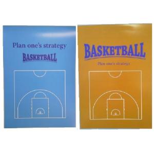 バスケットボール　戦略レポート用紙２点セット　（オールコート＋ハーフコート）
