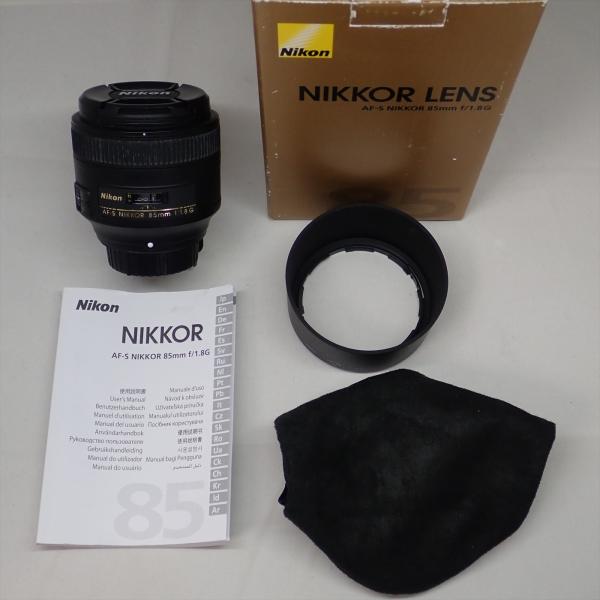 NIKON AF-S NIKKOR 85mm f/1.8G 単焦点レンズ ブラック NO.23060...